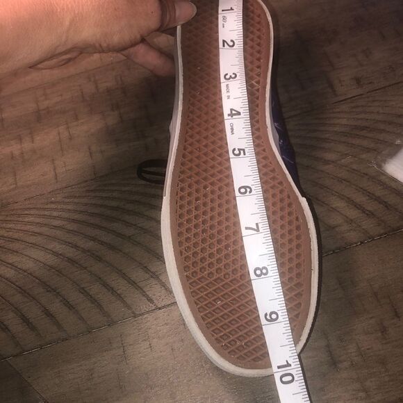 Purple Lightening Skies Vans Sanitized with Coconut 🥥 Clorox - Picture 4 of 16